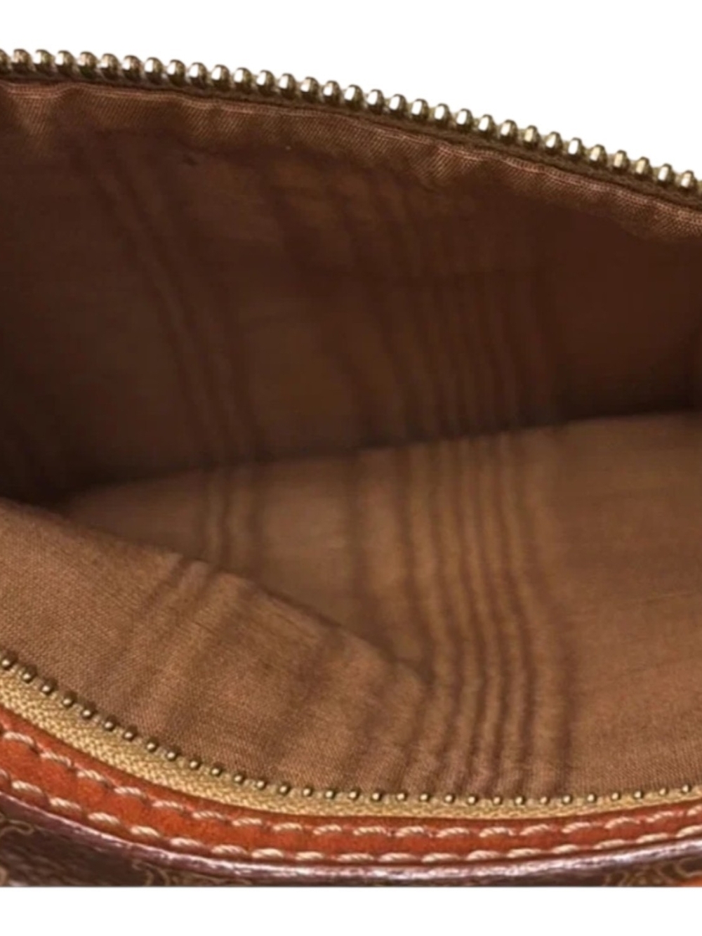 Celine Vintage Macadam Triomphe Clutch With The Iconic Brown Monogram Canvas - Picture 7 of 9